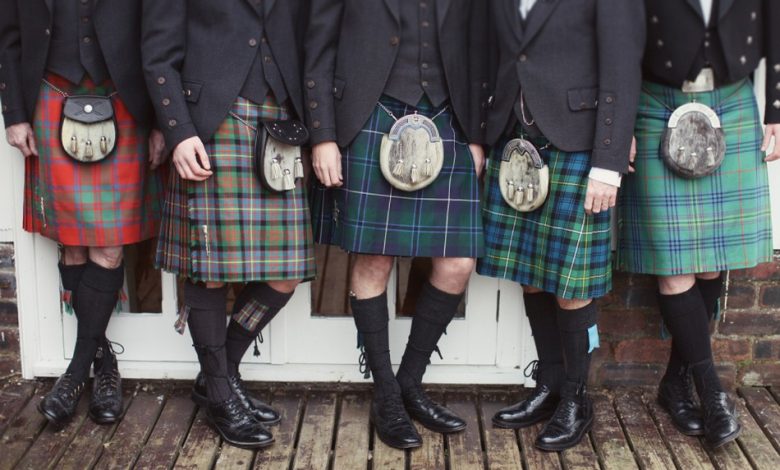 wearing kilts