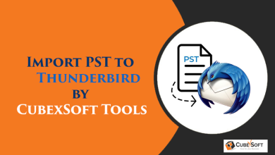 export pst file to thunderbird