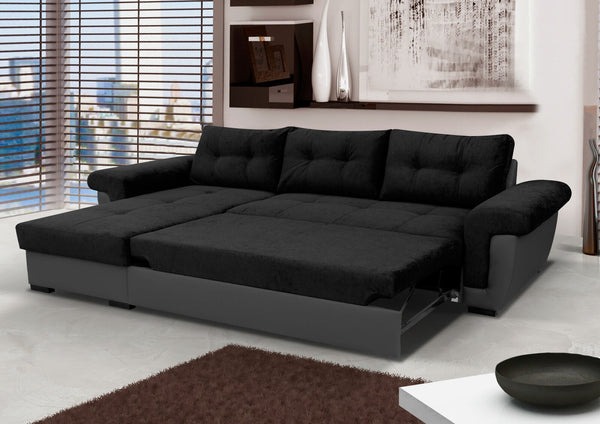 grey small corner sofa