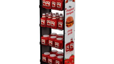 portable merchandise display racks