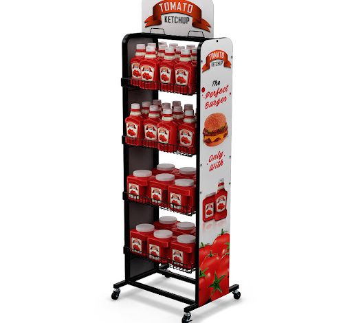 portable merchandise display racks