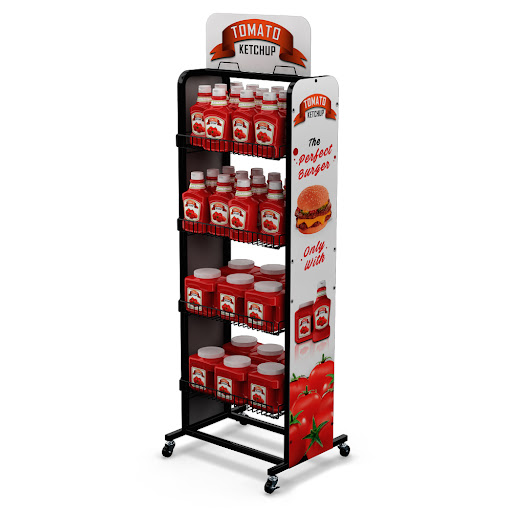 portable merchandise display racks