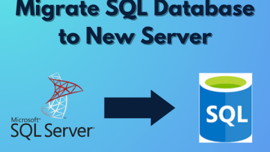 Migrate SQL Database to New Server