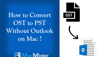 copy an ost file in outlook pst on mac