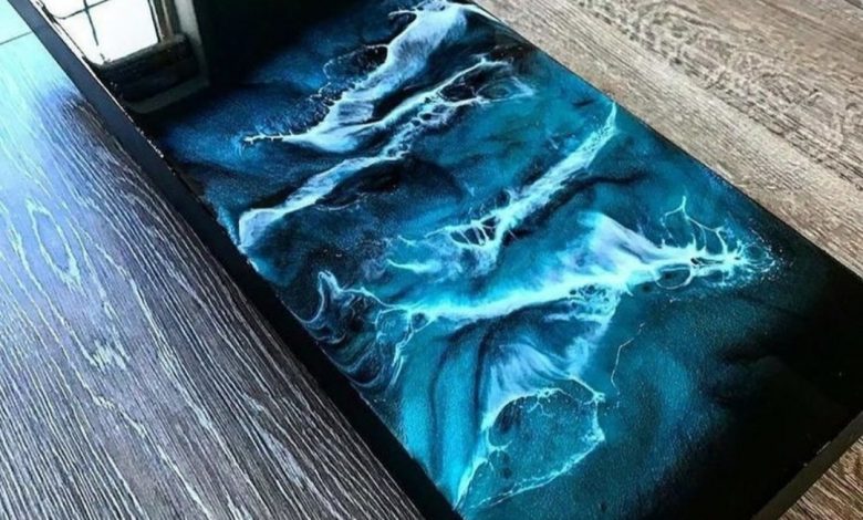 epoxy resin art