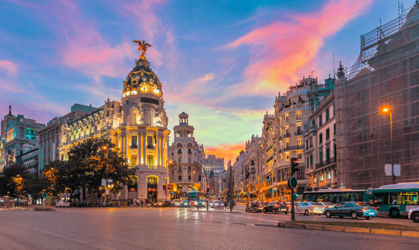 Madrid city in Spain
