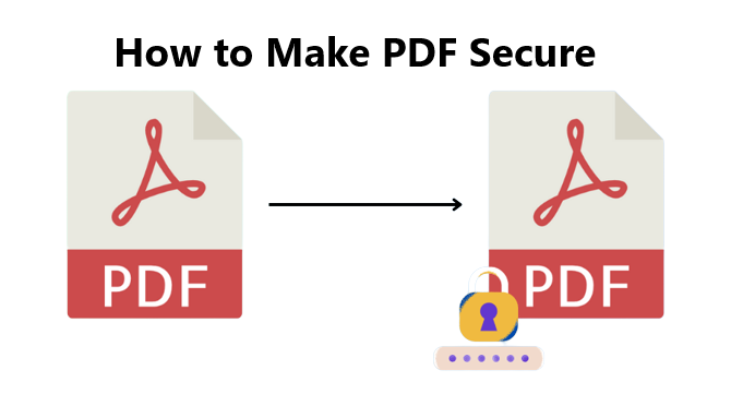 How to make PDF secure