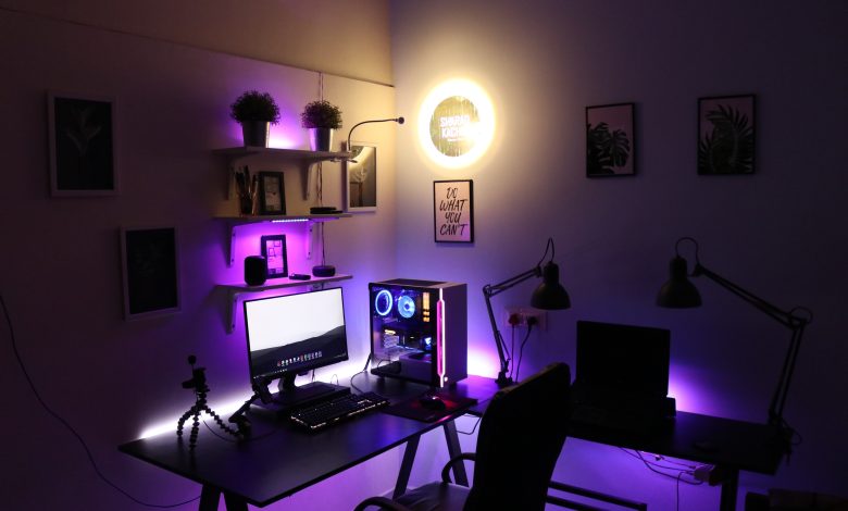 led strip lights for gaming setup