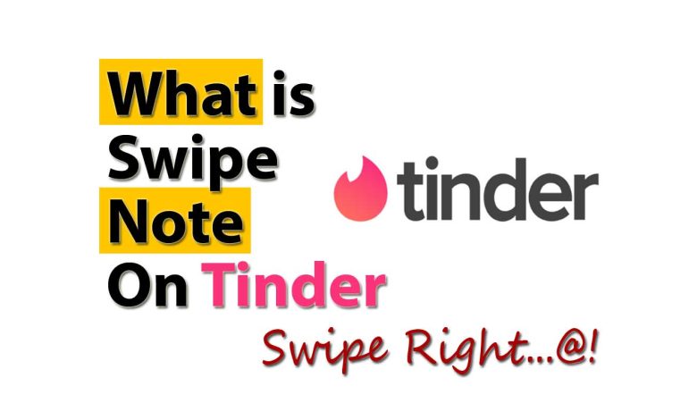 What is Swipe Note On Tinder