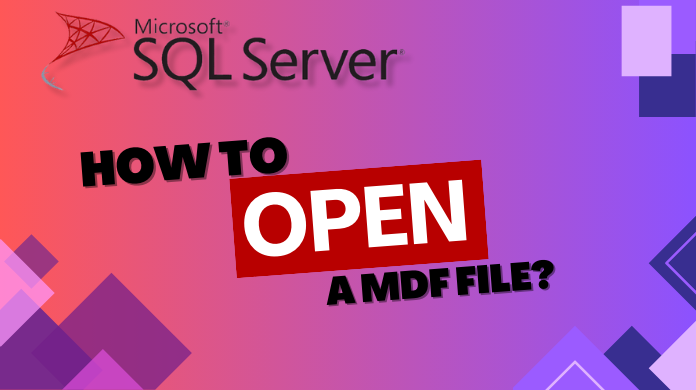 how to open mdf file in mysql workbench