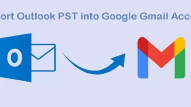 import pst to gmail