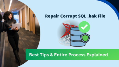 how to recover corrupted BAK file