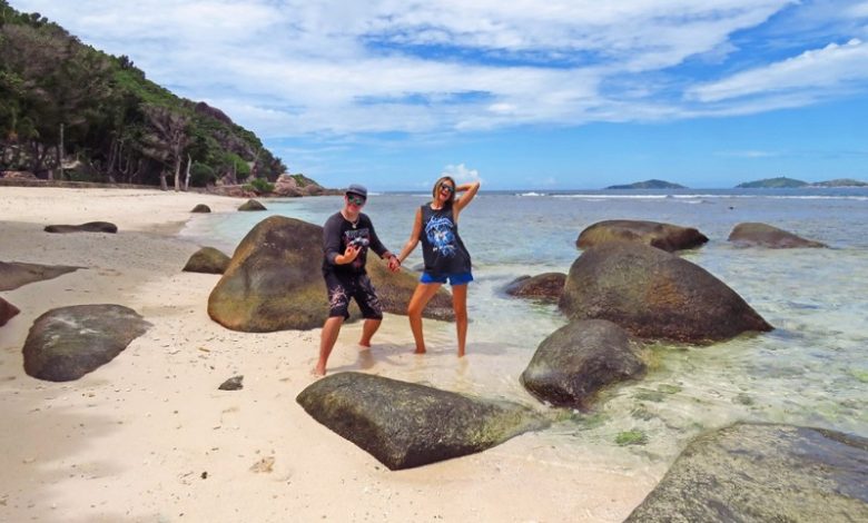 couple at La Digue Island