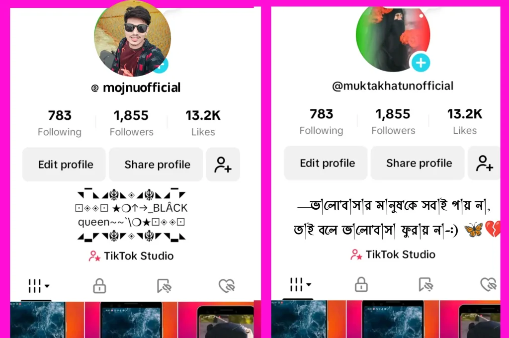 200+ টিকটক বায়ো স্টাইলিশ বাংলা || tiktok bio stylish bangla 2025, অবহেলার কষ্টের স্ট্যাটাস