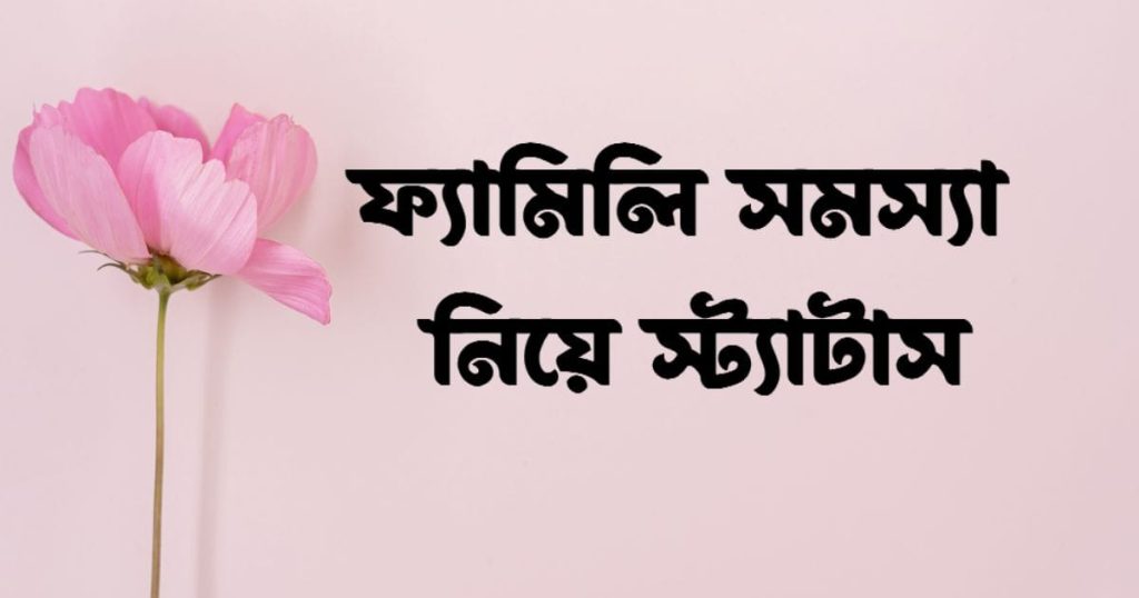 ৭০+ ফ্যামিলি সমস্যা নিয়ে স্ট্যাটাস: ফ্যামিলি প্রবলেম উক্তি, মিষ্টি প্রেমের ছন্দ sms