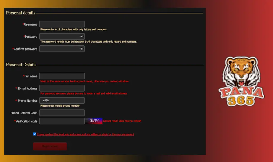 PANA365 Online Casino