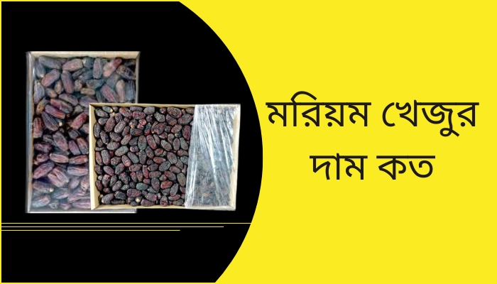 মরিয়ম খেজুর দাম কত ২০২৫, টাকা নিয়ে উক্তি