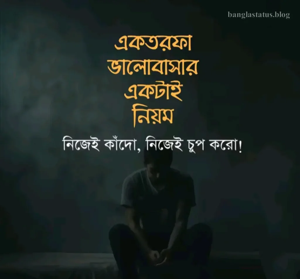 100+একতরফা ভালোবাসা নিয়ে স্ট্যাটাস | One sided love caption bangla, কষ্টের ক্যাপশন