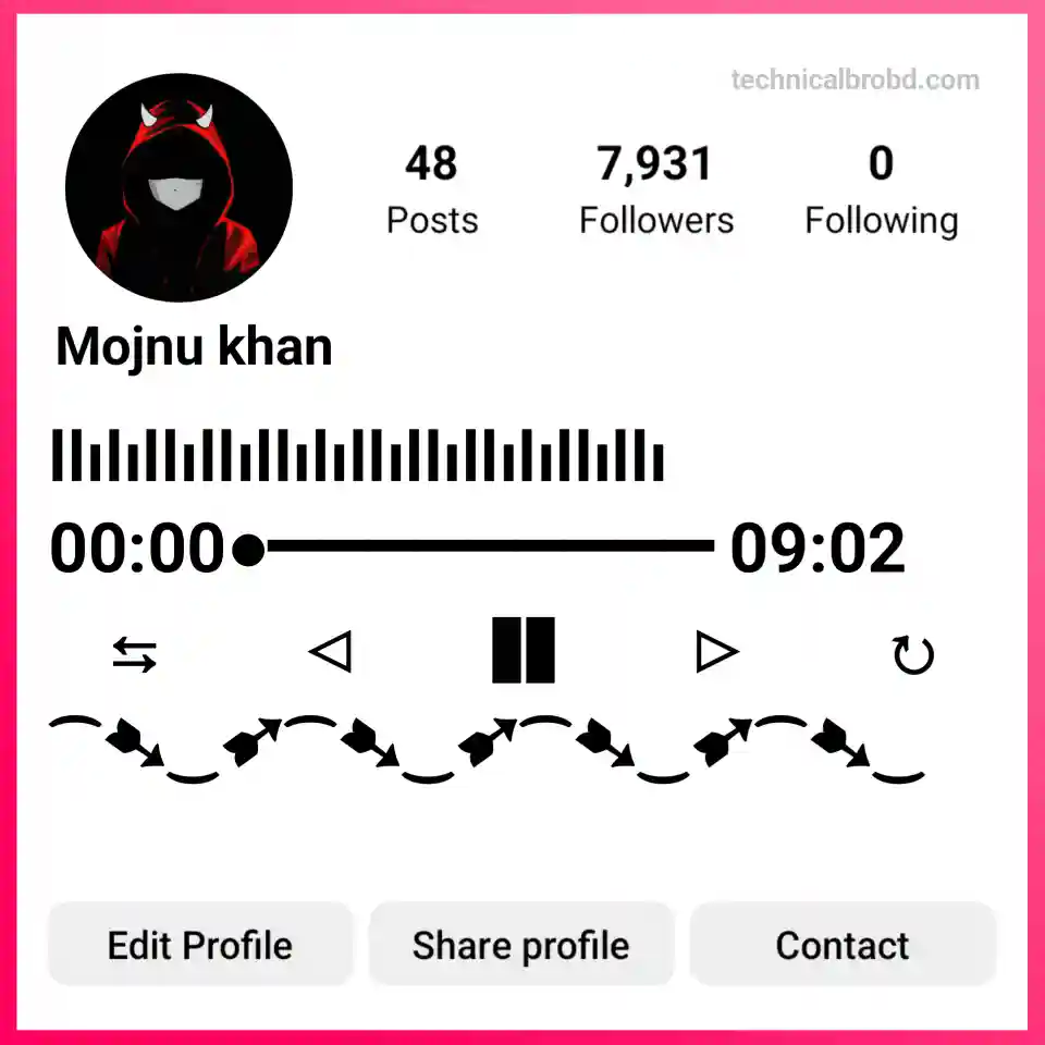 Instagram Music Bio 2025 || Music bio for Instagram | Music Bio for Facebook, আবেগি প্রেমের কবিতা