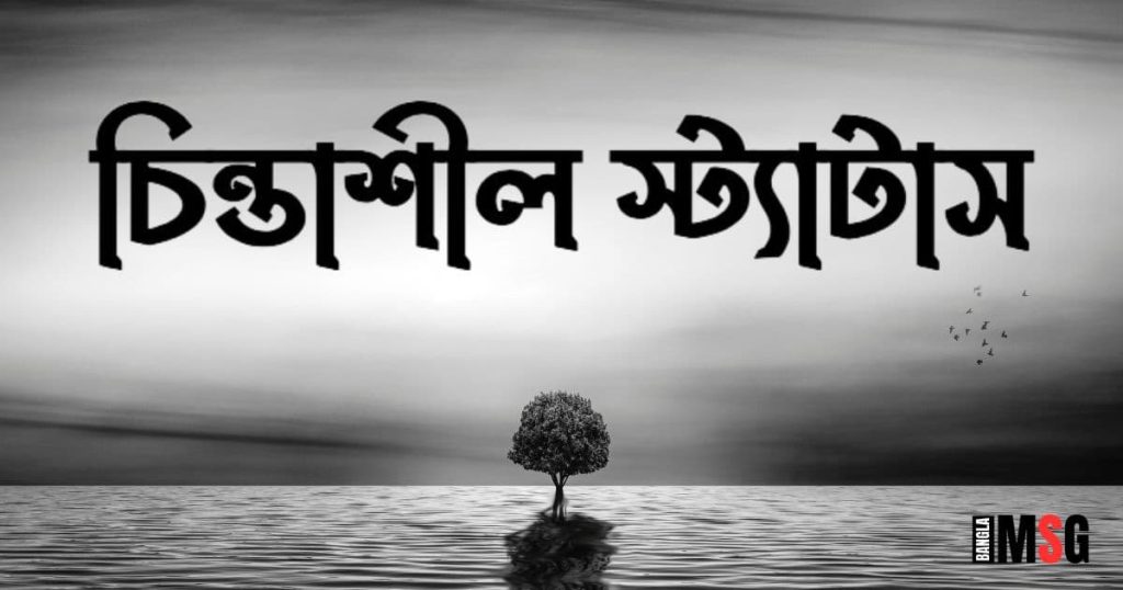 ১৫০+ চিন্তাশীল স্ট্যাটাস: চিন্তাশীল উক্তি, বাণী ও ছন্দ ২০২৫, facebook status bangla