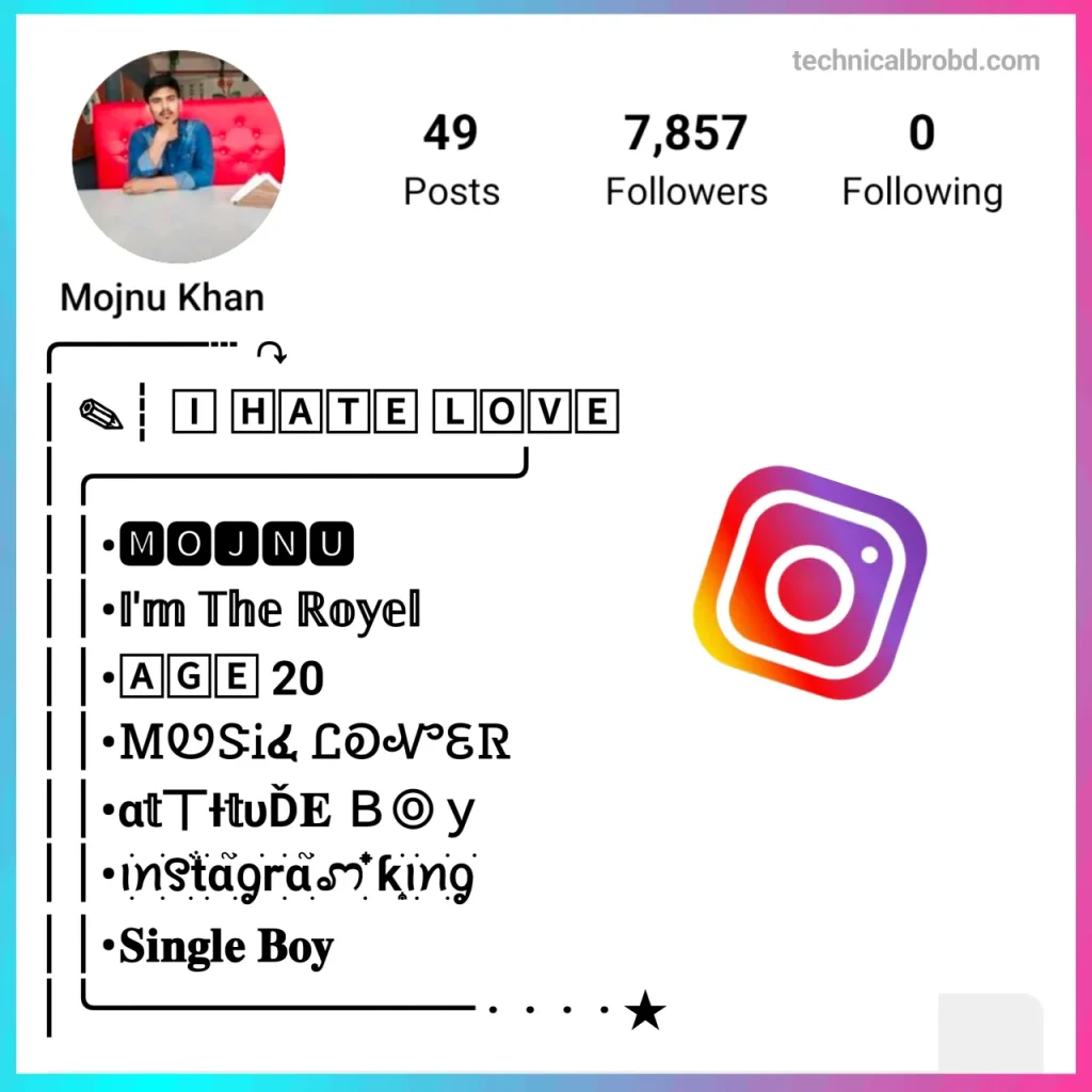 499+ New Instagram VIP Bio Account 2025 (Attitude & Stylish), অবহেলার কষ্টের স্ট্যাটাস