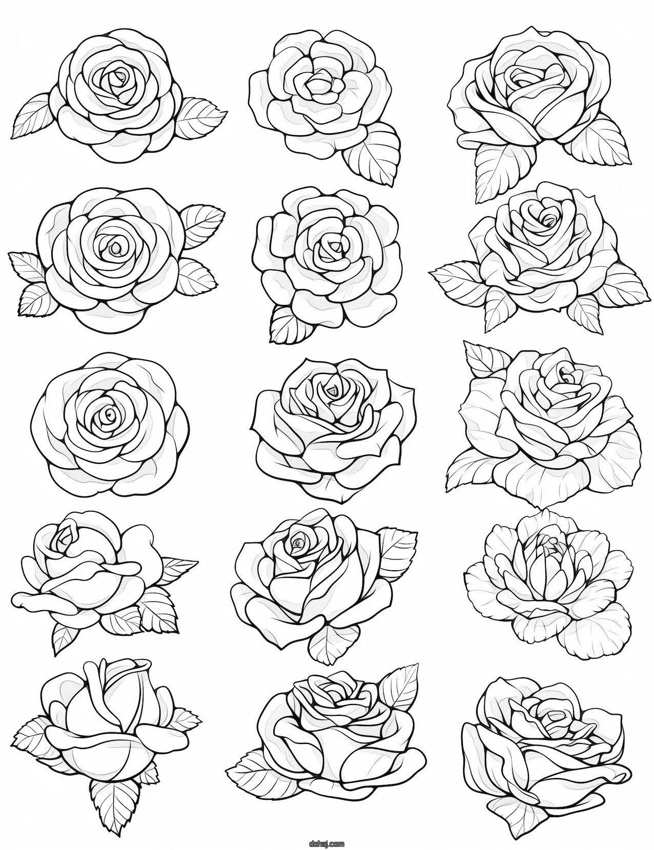 Aesthetic Flower Drawing