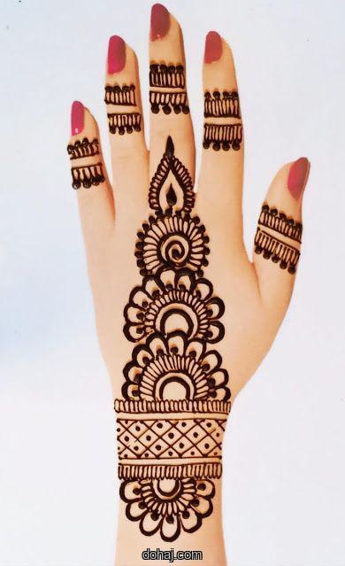 Arabic Arabic Back Easy Simple Mehndi Design