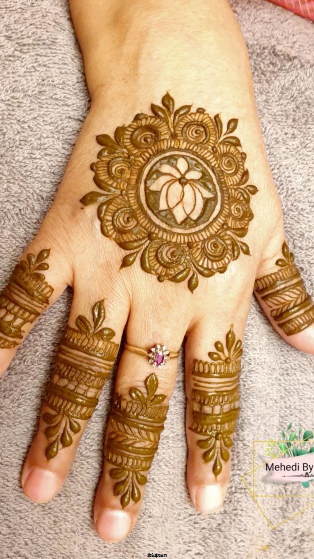 Arabic Bridal Mehndi Design