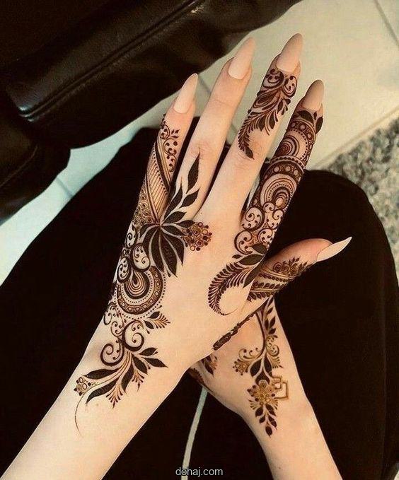 Arabic Hater Talur Mehndi Design