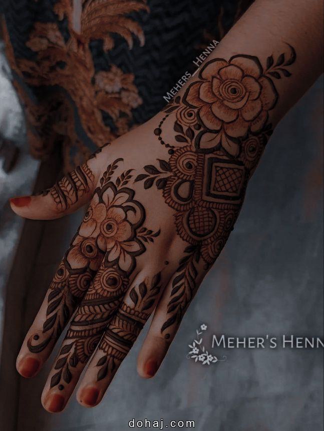 Arabic Mehandi Design Back Hand