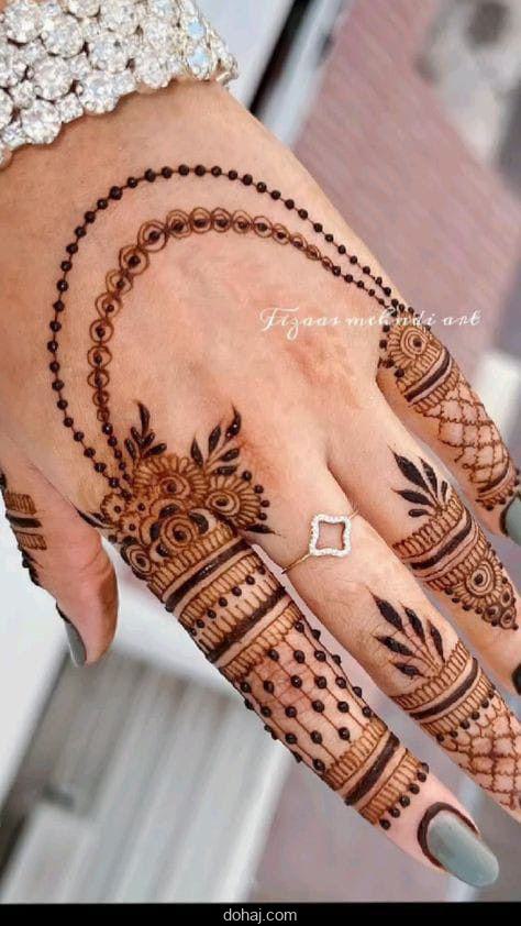 Arabic Mehndi Back Easy Simple Mehndi Design