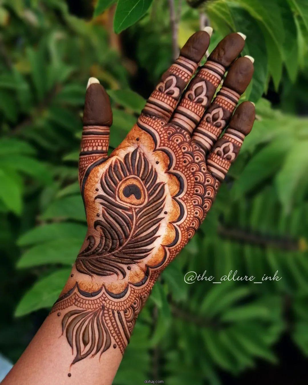Arabic Mehndi Design Back Hand