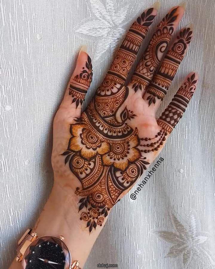 Arabic Mehndi Royal Front Hand Mehndi Design