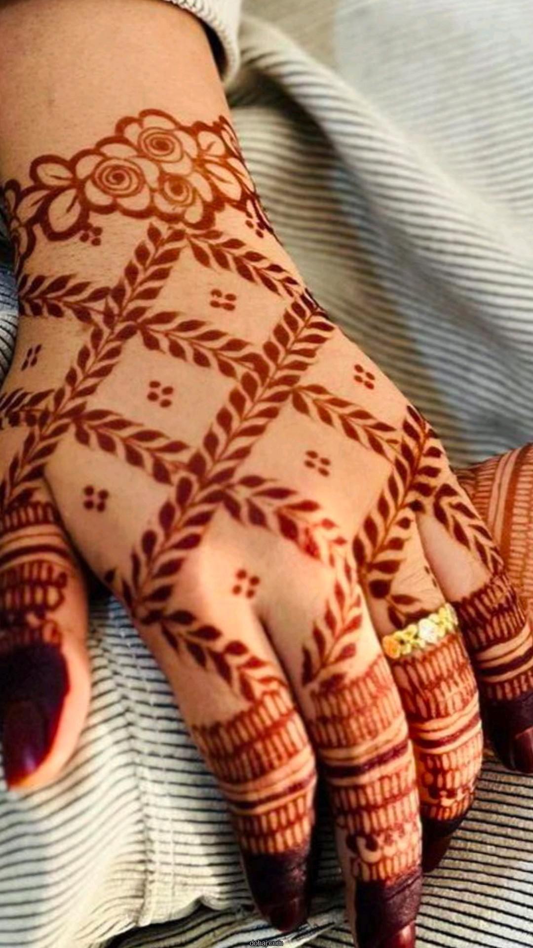 Arabic Palm Mehndi Design