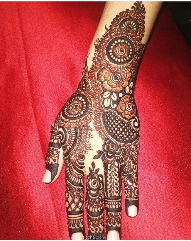 Arabic Simple Arabic Finger Mehndi Design