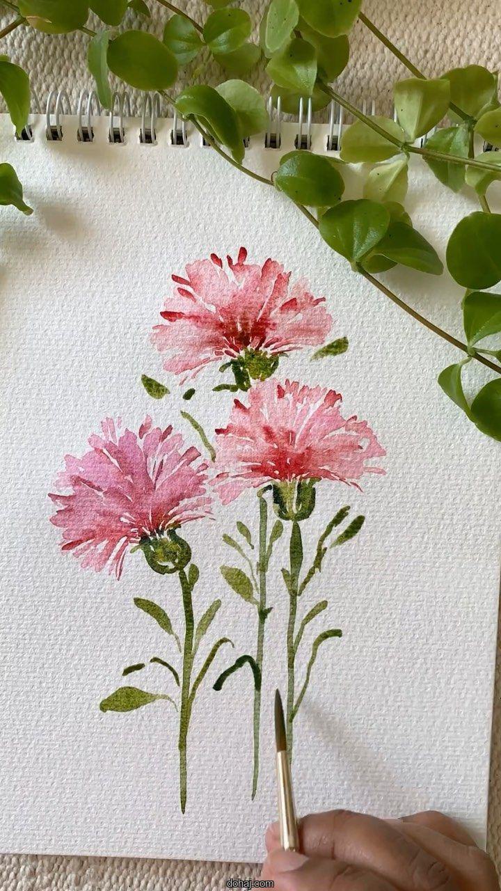 Art Flower Drawing