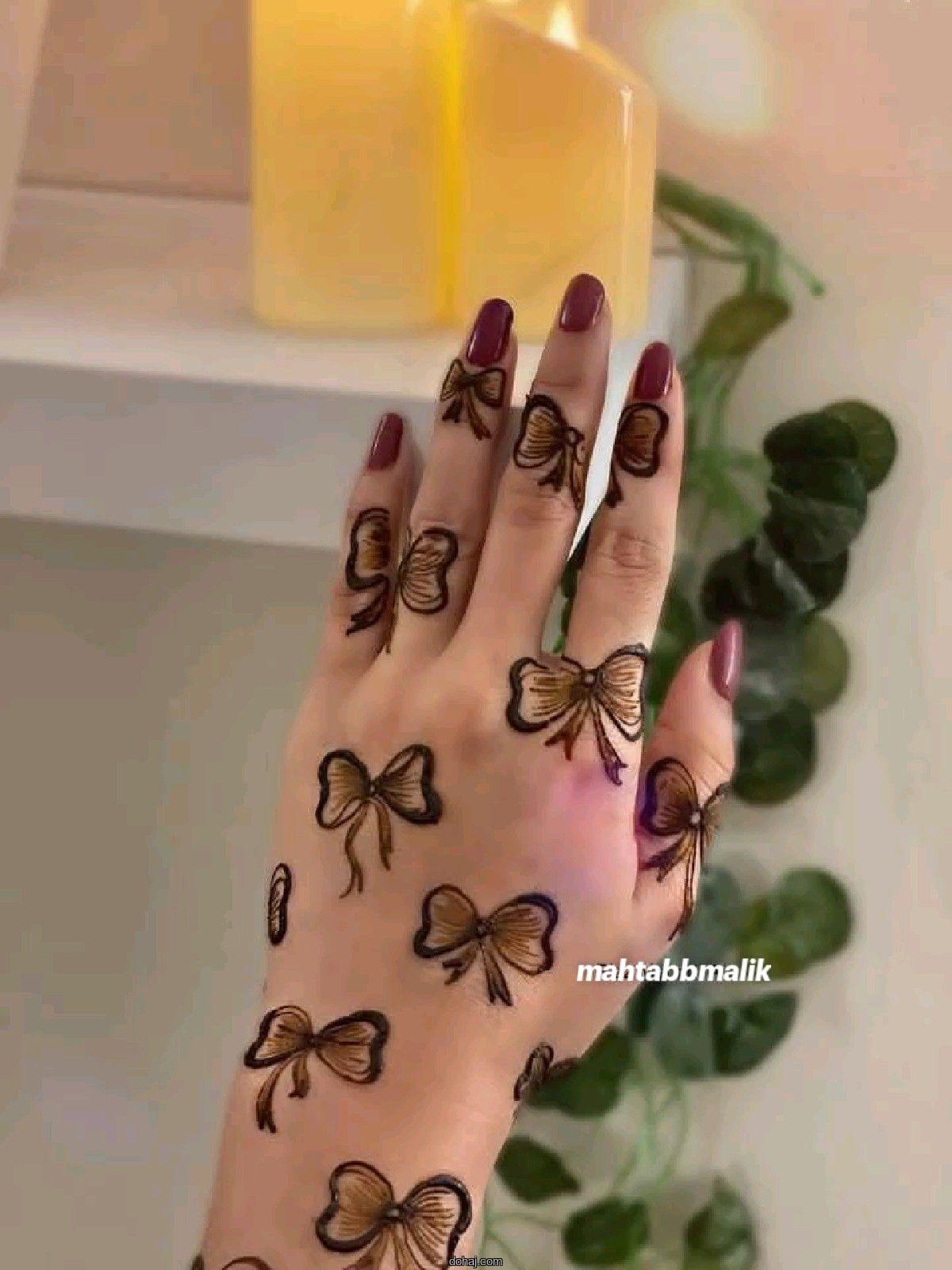 Baby Hand Mehndi Design Simple