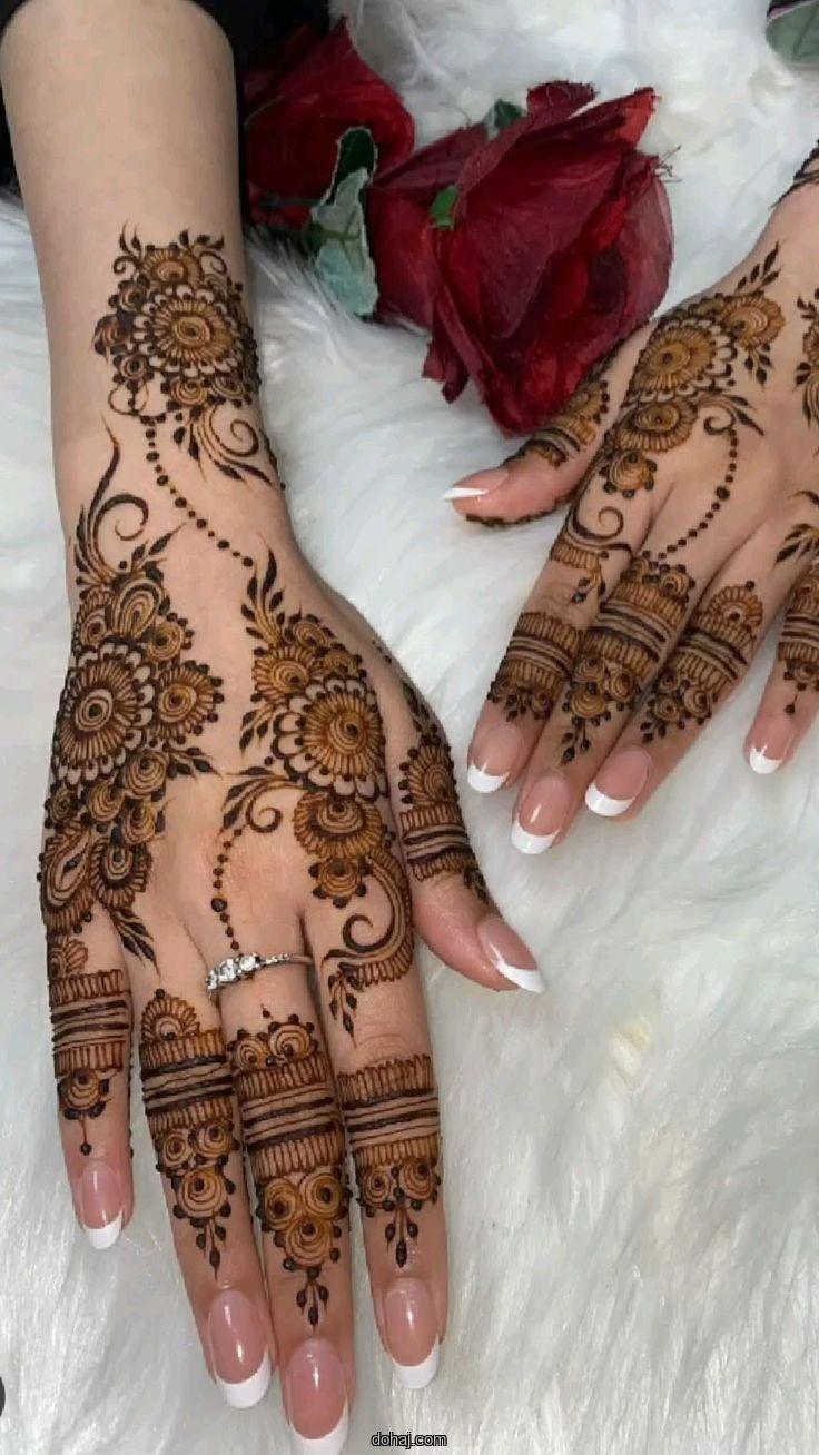 Back Easy Simple Mehndi Design For Girls