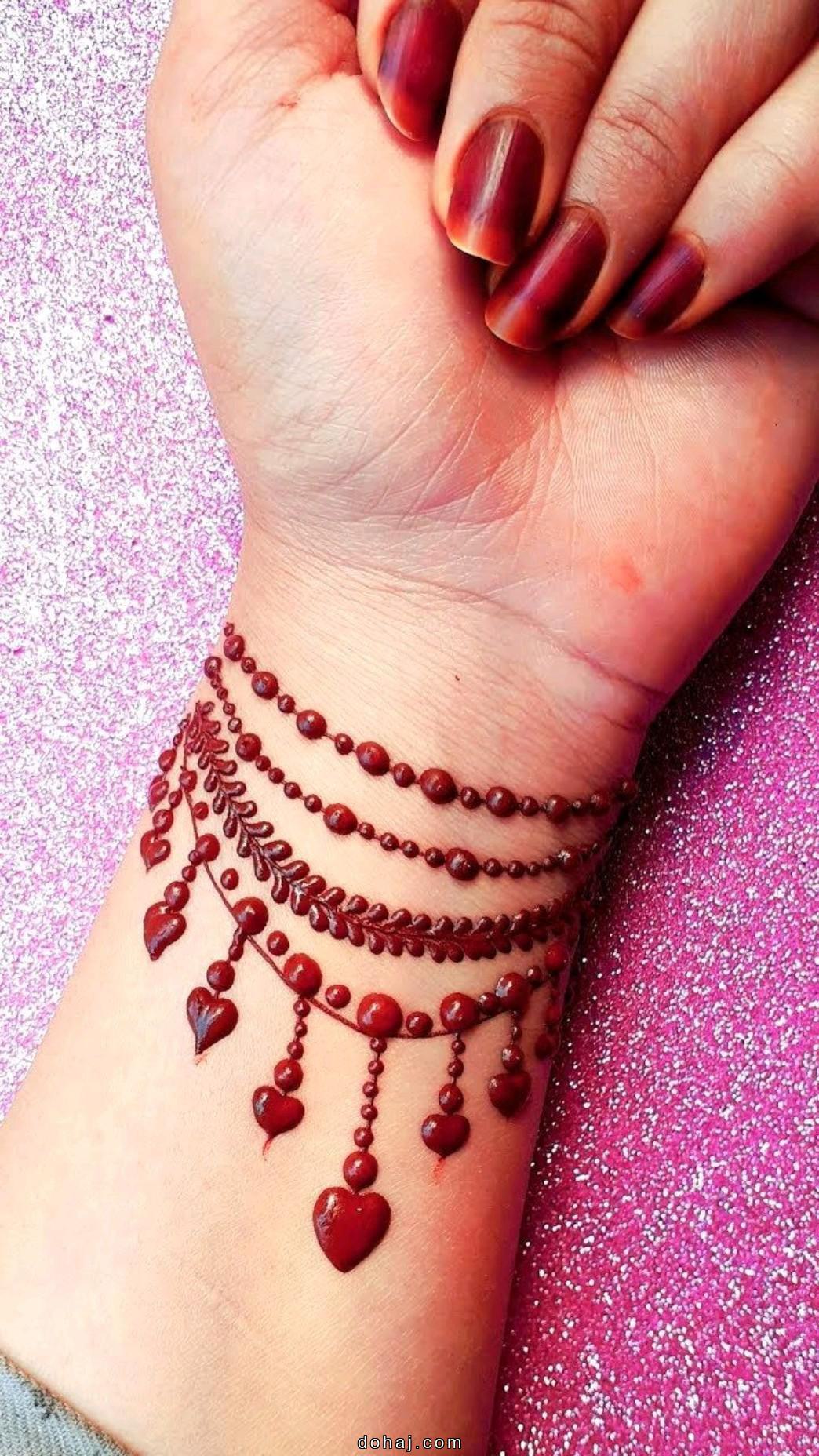 Back Hand Simple Mehandi Design