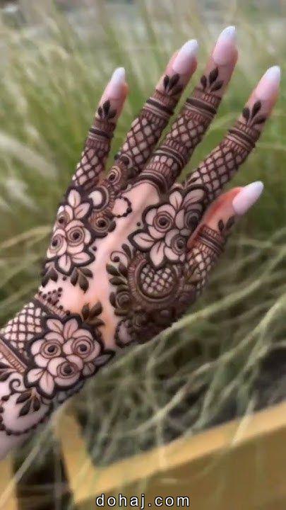 Back Mehandi Ki Design