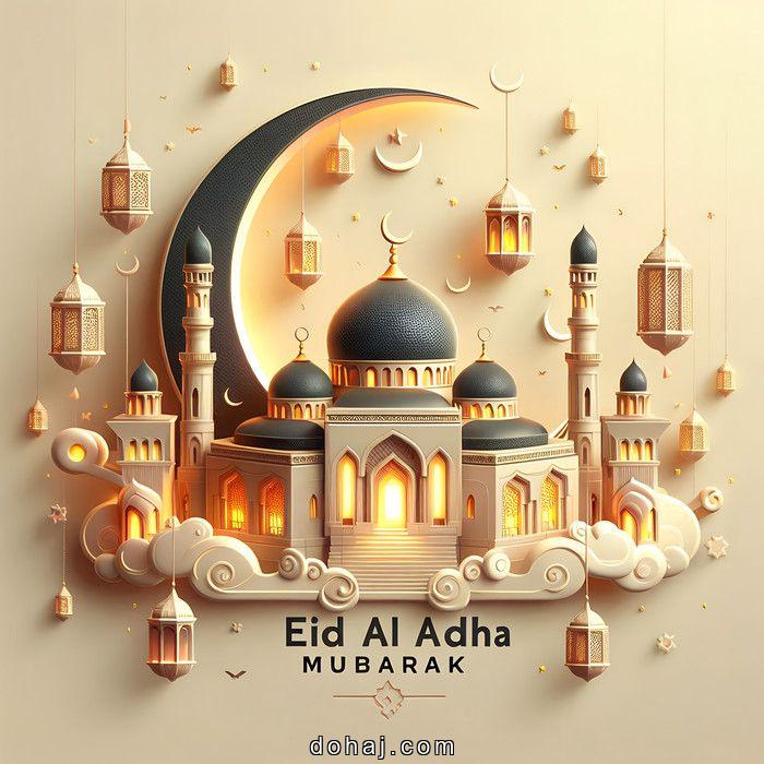 Beautiful Eid Mubarak Wallpaper
