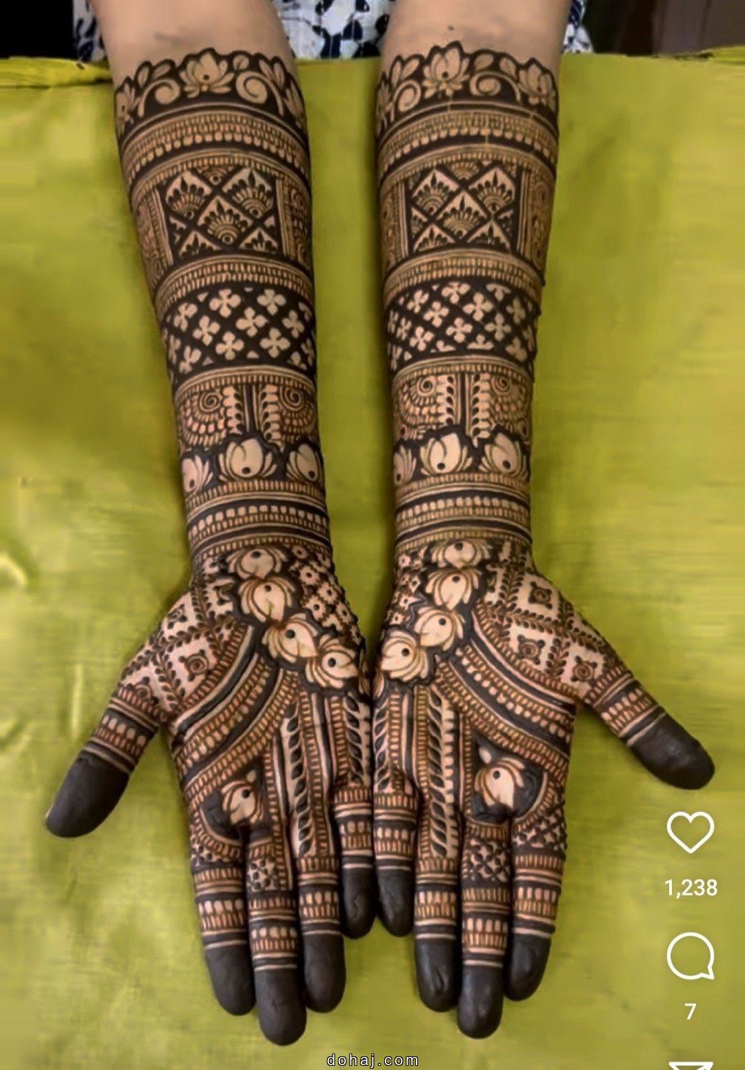 Bel Wali Mehandi Design