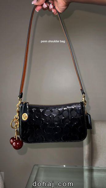 Black Coach Shoulder Bag
