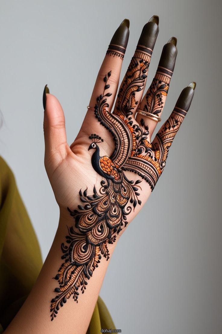 Bridal Mehndi Design Simple
