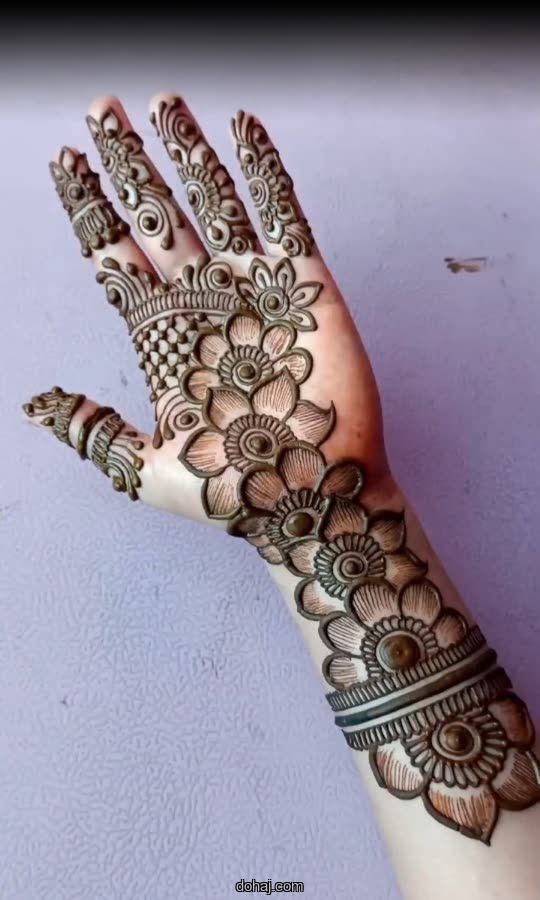 Bridal Simple Mehndi Design