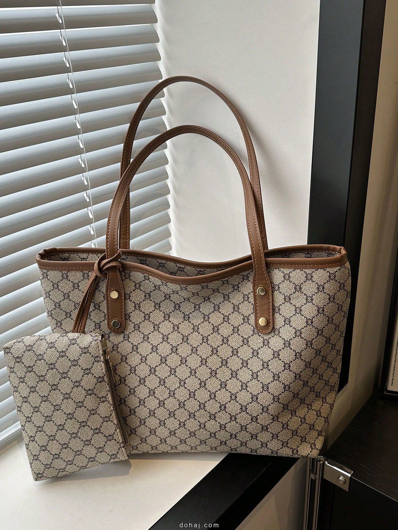 Canvas Tote Bag With Zipper