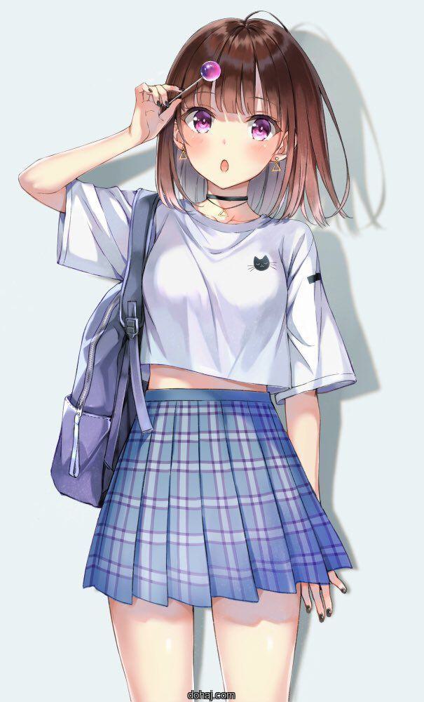 Cartoon Cute Couple Mom Dad And Baby Girl Drawing