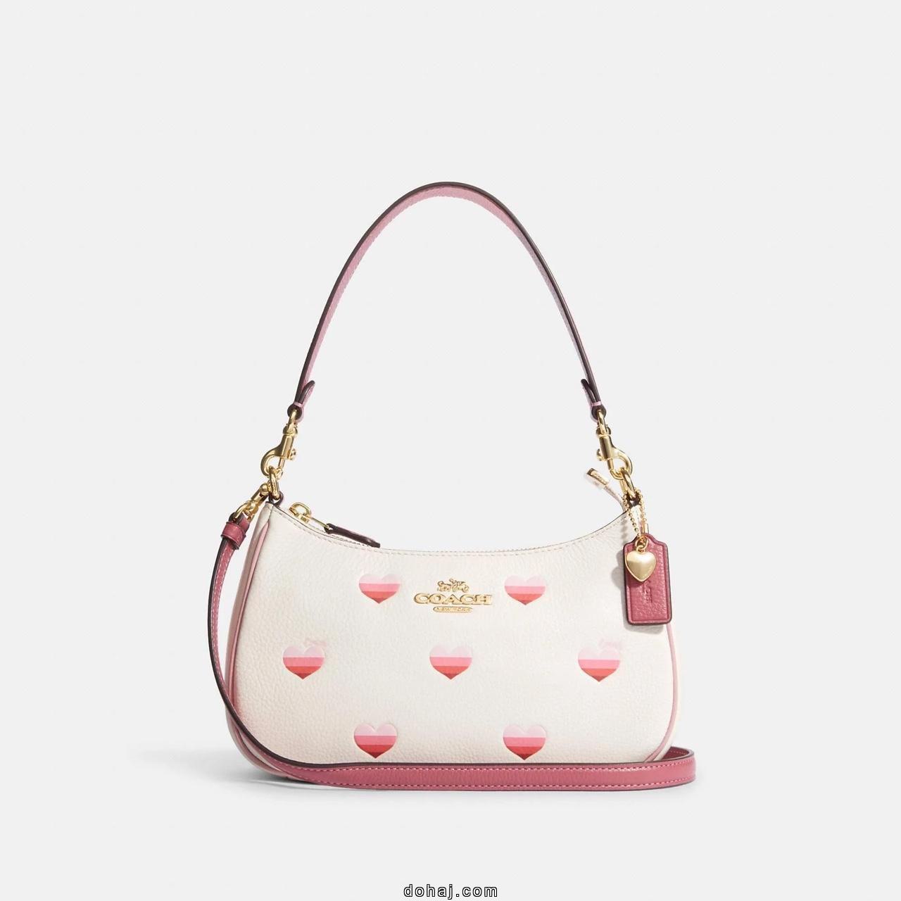 Coach White Teri Shoulder Bag