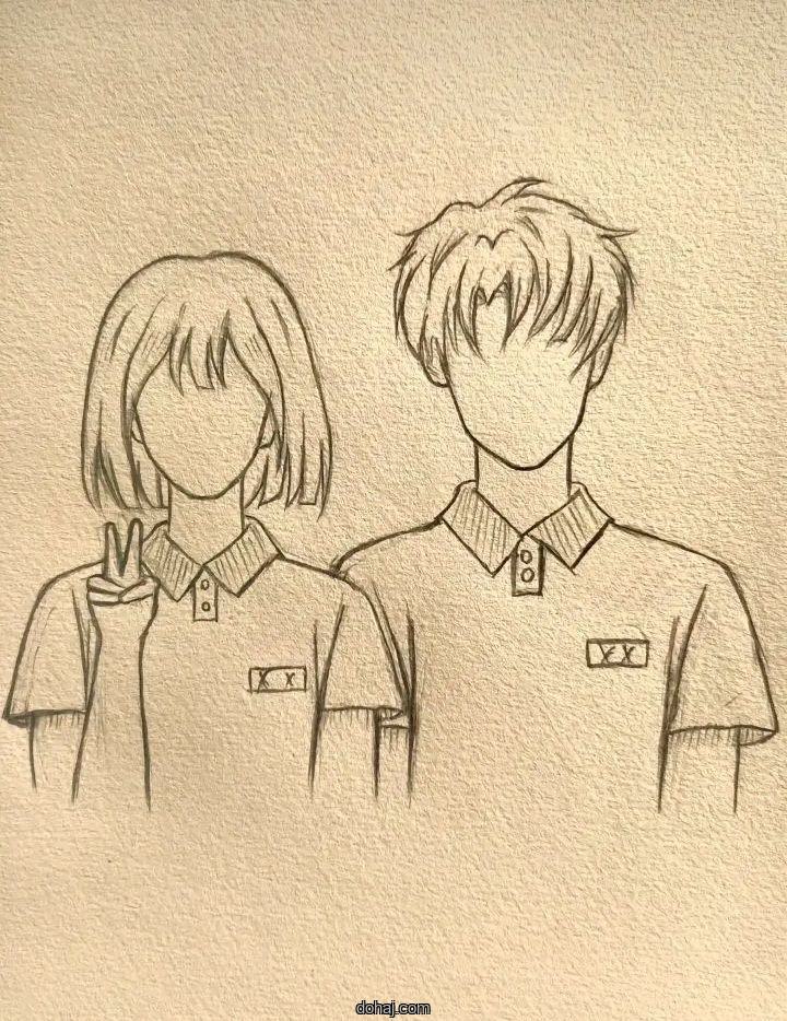 Cute Anime Girl Drawing