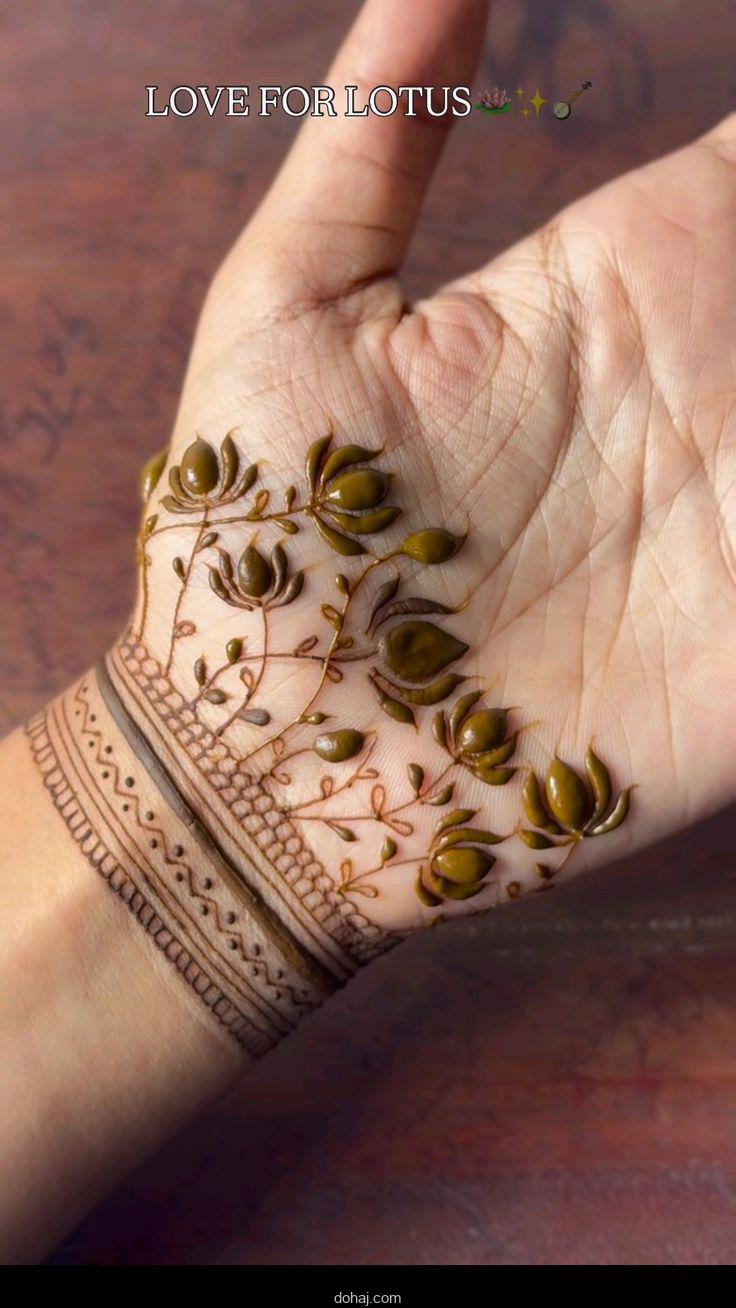Cute Baby Mehndi Design